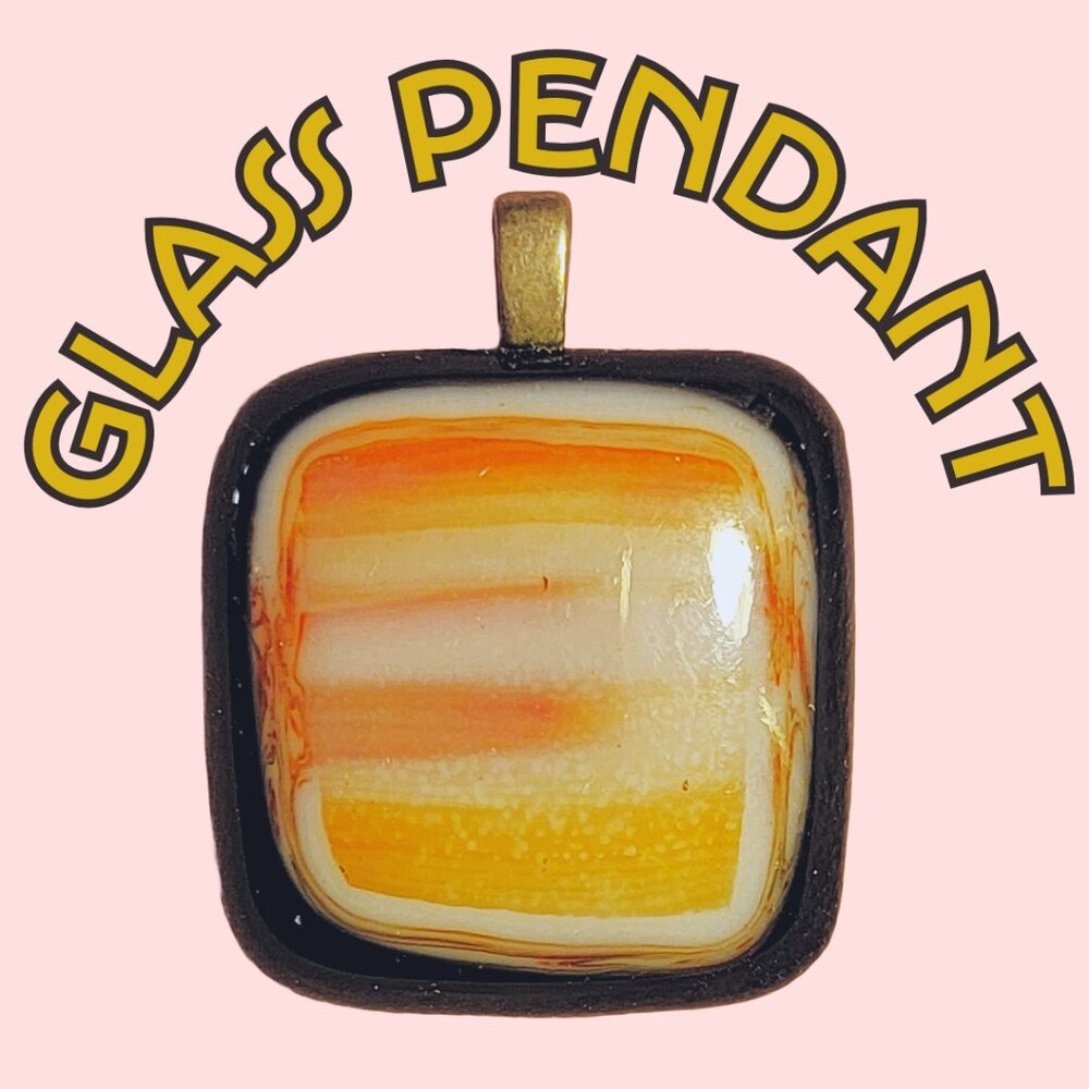 Elegant Multicolor Glass Pendant